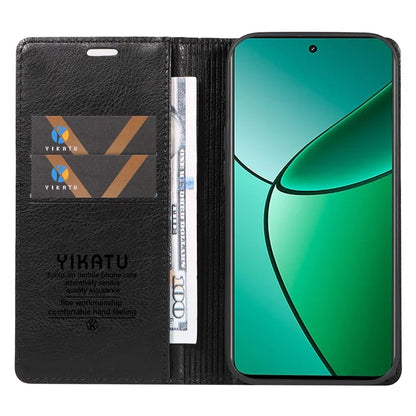 YIKATU YK-006 For Realme Narzo 70 5G / Narzo 70 Pro 5G / P1 5G / 12 4G / 12+ 5G Case Wallet Litchi Grain Leather Phone Cover