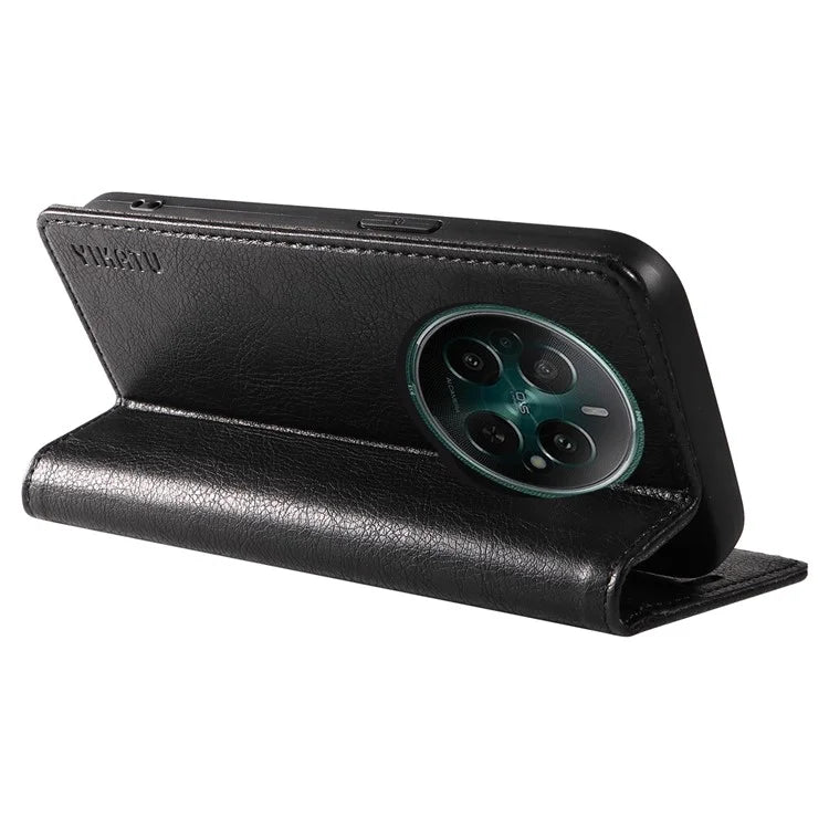 YIKATU YK-006 For Realme Narzo 70 5G / Narzo 70 Pro 5G / P1 5G / 12 4G / 12+ 5G Case Wallet Litchi Grain Leather Phone Cover