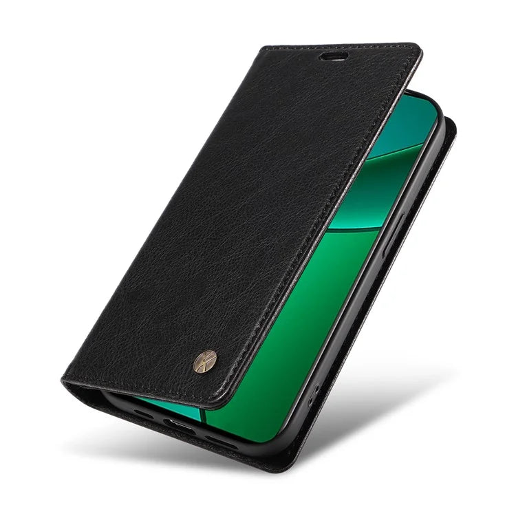 YIKATU YK-006 For Realme Narzo 70 5G / Narzo 70 Pro 5G / P1 5G / 12 4G / 12+ 5G Case Wallet Litchi Grain Leather Phone Cover