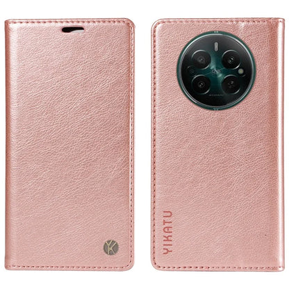 YIKATU YK-006 For Realme Narzo 70 5G / Narzo 70 Pro 5G / P1 5G / 12 4G / 12+ 5G Case Wallet Litchi Grain Leather Phone Cover