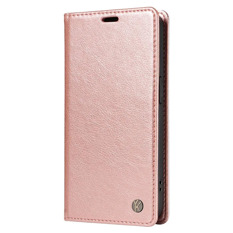 YIKATU YK-006 For Realme Narzo 70 5G / Narzo 70 Pro 5G / P1 5G / 12 4G / 12+ 5G Case Wallet Litchi Grain Leather Phone Cover