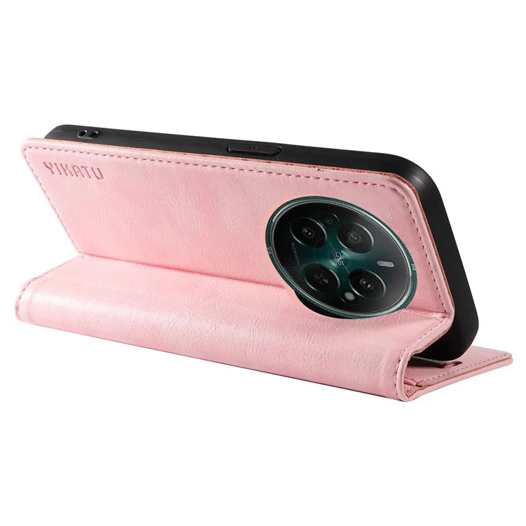 YIKATU YK-006 For Realme Narzo 70 5G / Narzo 70 Pro 5G / P1 5G / 12 4G / 12+ 5G Case Wallet Litchi Grain Leather Phone Cover