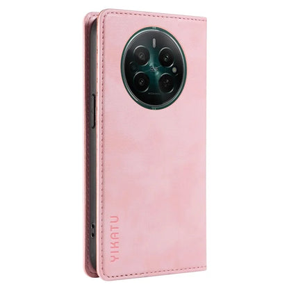 YIKATU YK-006 For Realme Narzo 70 5G / Narzo 70 Pro 5G / P1 5G / 12 4G / 12+ 5G Case Wallet Litchi Grain Leather Phone Cover