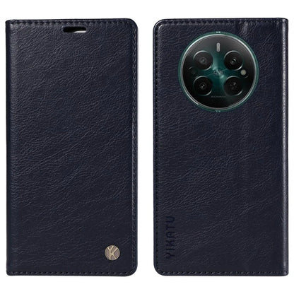 YIKATU YK-006 For Realme Narzo 70 5G / Narzo 70 Pro 5G / P1 5G / 12 4G / 12+ 5G Case Wallet Litchi Grain Leather Phone Cover