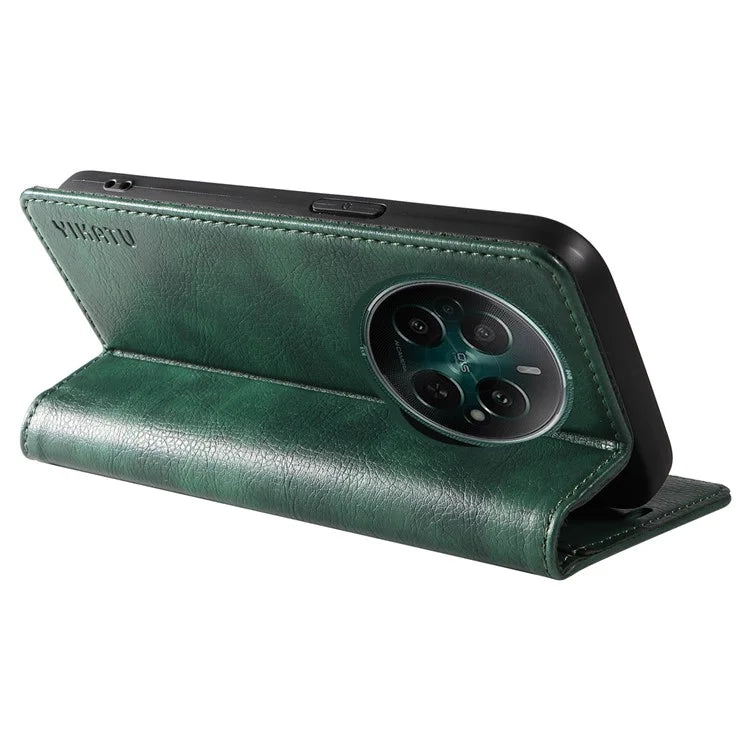 YIKATU YK-006 For Realme Narzo 70 5G / Narzo 70 Pro 5G / P1 5G / 12 4G / 12+ 5G Case Wallet Litchi Grain Leather Phone Cover