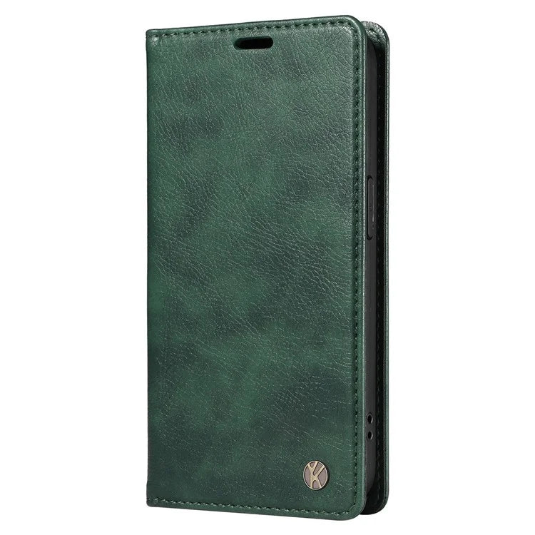 YIKATU YK-006 For Realme Narzo 70 5G / Narzo 70 Pro 5G / P1 5G / 12 4G / 12+ 5G Case Wallet Litchi Grain Leather Phone Cover