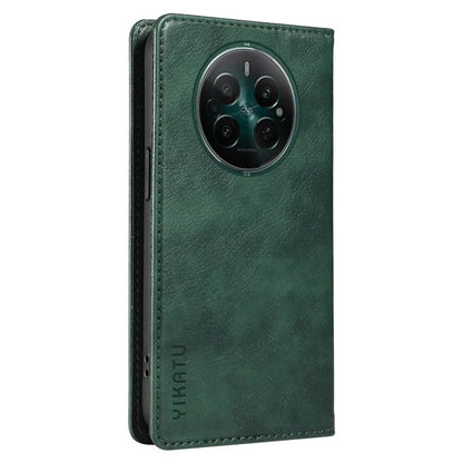 YIKATU YK-006 For Realme Narzo 70 5G / Narzo 70 Pro 5G / P1 5G / 12 4G / 12+ 5G Case Wallet Litchi Grain Leather Phone Cover