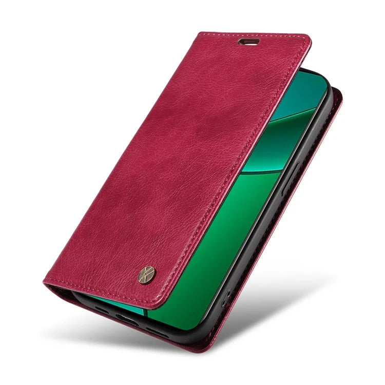 YIKATU YK-006 For Realme Narzo 70 5G / Narzo 70 Pro 5G / P1 5G / 12 4G / 12+ 5G Case Wallet Litchi Grain Leather Phone Cover