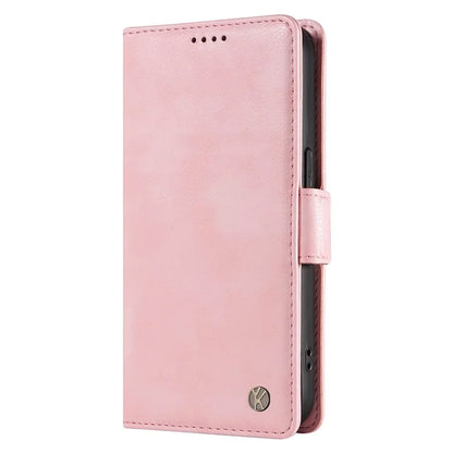 YIKATU YK-007 For Realme Narzo 70 5G / Narzo 70 Pro 5G / P1 5G / 12 4G / 12+ 5G Case Side Buckle PU Leather Phone Cover Litchi Texture