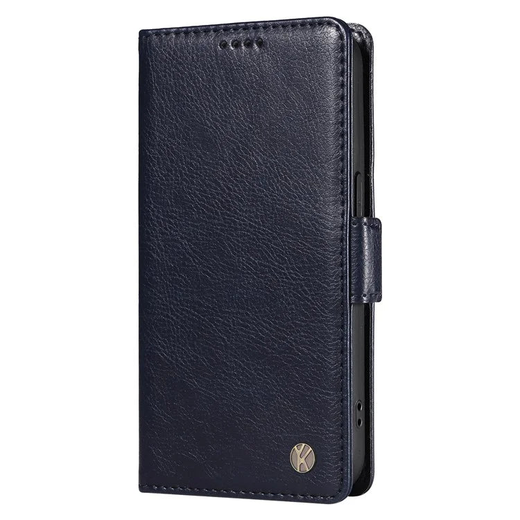 YIKATU YK-007 For Realme Narzo 70 5G / Narzo 70 Pro 5G / P1 5G / 12 4G / 12+ 5G Case Side Buckle PU Leather Phone Cover Litchi Texture