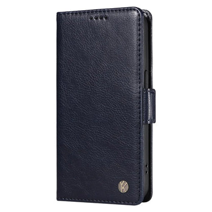 YIKATU YK-007 For Realme Narzo 70 5G / Narzo 70 Pro 5G / P1 5G / 12 4G / 12+ 5G Case Side Buckle PU Leather Phone Cover Litchi Texture