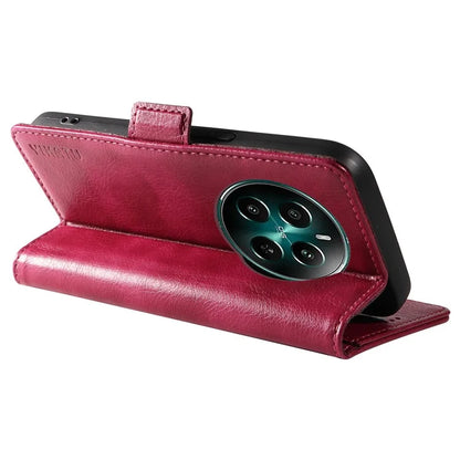 YIKATU YK-007 For Realme Narzo 70 5G / Narzo 70 Pro 5G / P1 5G / 12 4G / 12+ 5G Case Side Buckle PU Leather Phone Cover Litchi Texture