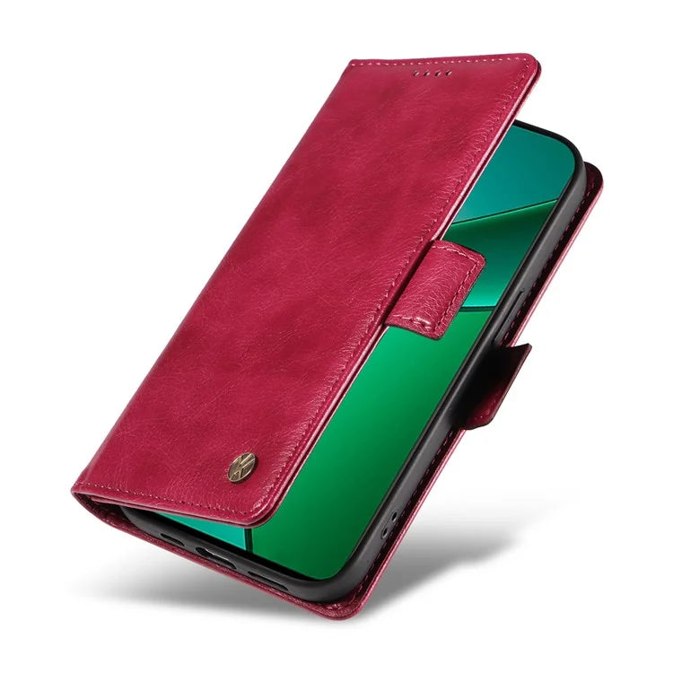 YIKATU YK-007 For Realme Narzo 70 5G / Narzo 70 Pro 5G / P1 5G / 12 4G / 12+ 5G Case Side Buckle PU Leather Phone Cover Litchi Texture