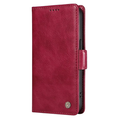 YIKATU YK-007 For Realme Narzo 70 5G / Narzo 70 Pro 5G / P1 5G / 12 4G / 12+ 5G Case Side Buckle PU Leather Phone Cover Litchi Texture