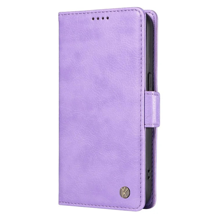 YIKATU YK-007 For Realme Narzo 70 5G / Narzo 70 Pro 5G / P1 5G / 12 4G / 12+ 5G Case Side Buckle PU Leather Phone Cover Litchi Texture