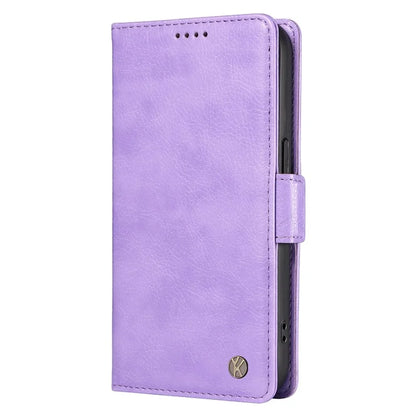 YIKATU YK-007 For Realme Narzo 70 5G / Narzo 70 Pro 5G / P1 5G / 12 4G / 12+ 5G Case Side Buckle PU Leather Phone Cover Litchi Texture