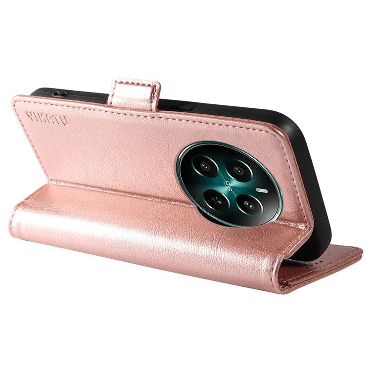 YIKATU YK-007 For Realme Narzo 70 5G / Narzo 70 Pro 5G / P1 5G / 12 4G / 12+ 5G Case Side Buckle PU Leather Phone Cover Litchi Texture
