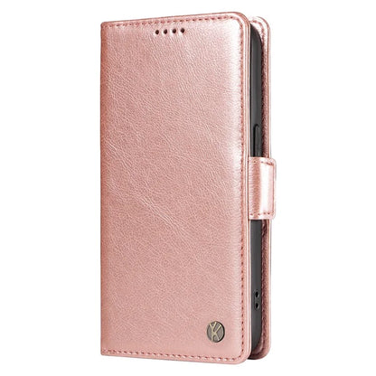 YIKATU YK-007 For Realme Narzo 70 5G / Narzo 70 Pro 5G / P1 5G / 12 4G / 12+ 5G Case Side Buckle PU Leather Phone Cover Litchi Texture