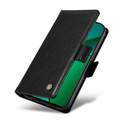 YIKATU YK-007 For Realme Narzo 70 5G / Narzo 70 Pro 5G / P1 5G / 12 4G / 12+ 5G Case Side Buckle PU Leather Phone Cover Litchi Texture