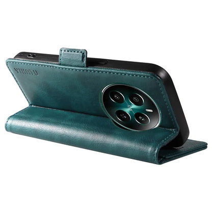 YIKATU YK-007 For Realme Narzo 70 5G / Narzo 70 Pro 5G / P1 5G / 12 4G / 12+ 5G Case Side Buckle PU Leather Phone Cover Litchi Texture