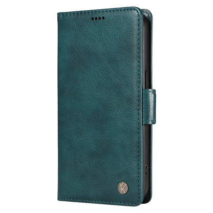 YIKATU YK-007 For Realme Narzo 70 5G / Narzo 70 Pro 5G / P1 5G / 12 4G / 12+ 5G Case Side Buckle PU Leather Phone Cover Litchi Texture