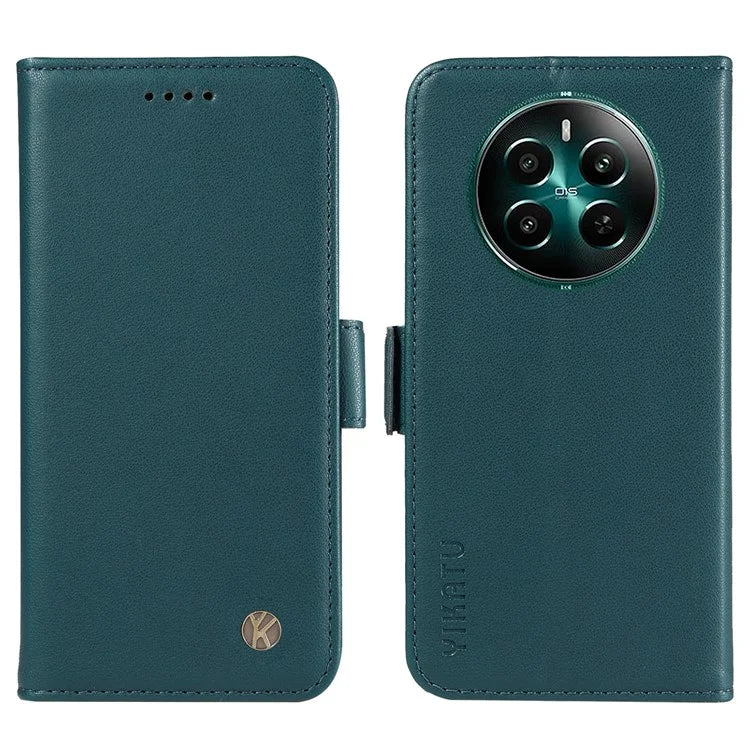 YIKATU YK-003 For Realme Narzo 70 5G / Narzo 70 Pro 5G / P1 5G / 12 4G / 12+ 5G Case Wallet Stand Leather Phone Cover Side Buckle