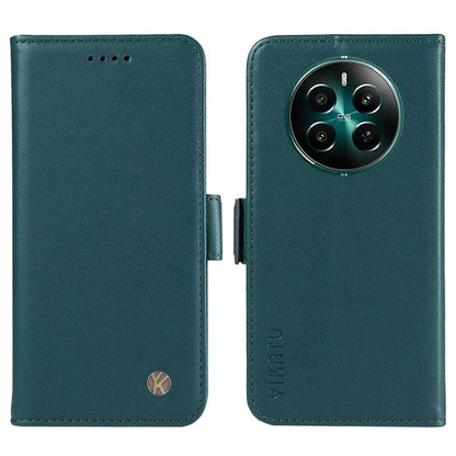 YIKATU YK-003 For Realme Narzo 70 5G / Narzo 70 Pro 5G / P1 5G / 12 4G / 12+ 5G Case Wallet Stand Leather Phone Cover Side Buckle