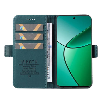 YIKATU YK-003 For Realme Narzo 70 5G / Narzo 70 Pro 5G / P1 5G / 12 4G / 12+ 5G Case Wallet Stand Leather Phone Cover Side Buckle