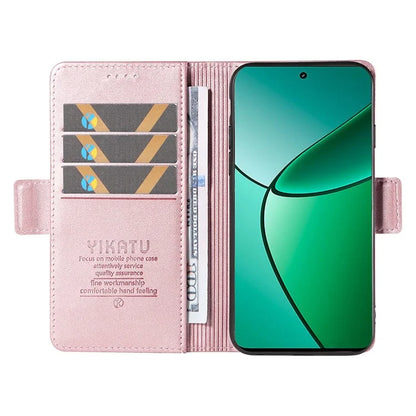 YIKATU YK-003 For Realme Narzo 70 5G / Narzo 70 Pro 5G / P1 5G / 12 4G / 12+ 5G Case Wallet Stand Leather Phone Cover Side Buckle