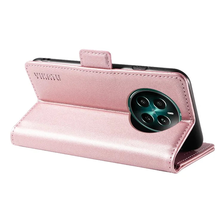 YIKATU YK-003 For Realme Narzo 70 5G / Narzo 70 Pro 5G / P1 5G / 12 4G / 12+ 5G Case Wallet Stand Leather Phone Cover Side Buckle