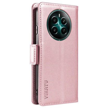 YIKATU YK-003 For Realme Narzo 70 5G / Narzo 70 Pro 5G / P1 5G / 12 4G / 12+ 5G Case Wallet Stand Leather Phone Cover Side Buckle