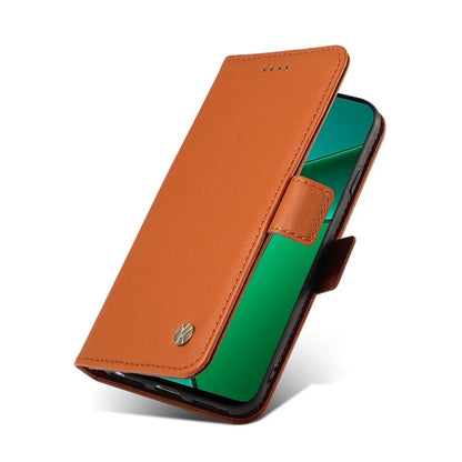 YIKATU YK-003 For Realme Narzo 70 5G / Narzo 70 Pro 5G / P1 5G / 12 4G / 12+ 5G Case Wallet Stand Leather Phone Cover Side Buckle