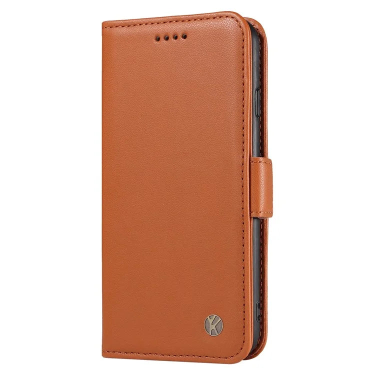 YIKATU YK-003 For Realme Narzo 70 5G / Narzo 70 Pro 5G / P1 5G / 12 4G / 12+ 5G Case Wallet Stand Leather Phone Cover Side Buckle