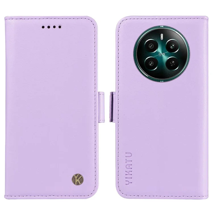 YIKATU YK-003 For Realme Narzo 70 5G / Narzo 70 Pro 5G / P1 5G / 12 4G / 12+ 5G Case Wallet Stand Leather Phone Cover Side Buckle