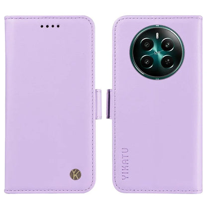 YIKATU YK-003 For Realme Narzo 70 5G / Narzo 70 Pro 5G / P1 5G / 12 4G / 12+ 5G Case Wallet Stand Leather Phone Cover Side Buckle