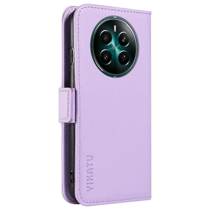 YIKATU YK-003 For Realme Narzo 70 5G / Narzo 70 Pro 5G / P1 5G / 12 4G / 12+ 5G Case Wallet Stand Leather Phone Cover Side Buckle