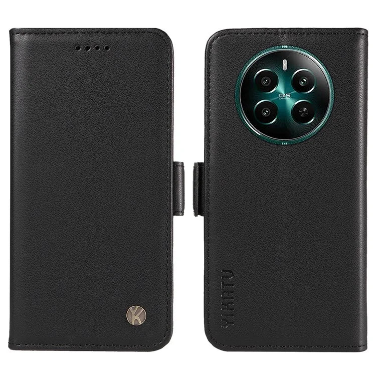 YIKATU YK-003 For Realme Narzo 70 5G / Narzo 70 Pro 5G / P1 5G / 12 4G / 12+ 5G Case Wallet Stand Leather Phone Cover Side Buckle