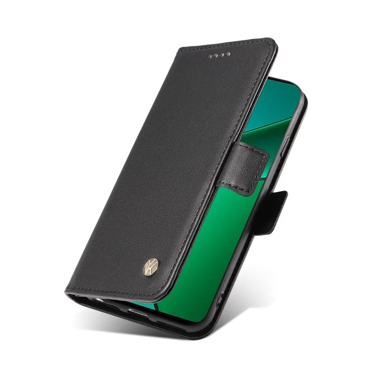 YIKATU YK-003 For Realme Narzo 70 5G / Narzo 70 Pro 5G / P1 5G / 12 4G / 12+ 5G Case Wallet Stand Leather Phone Cover Side Buckle