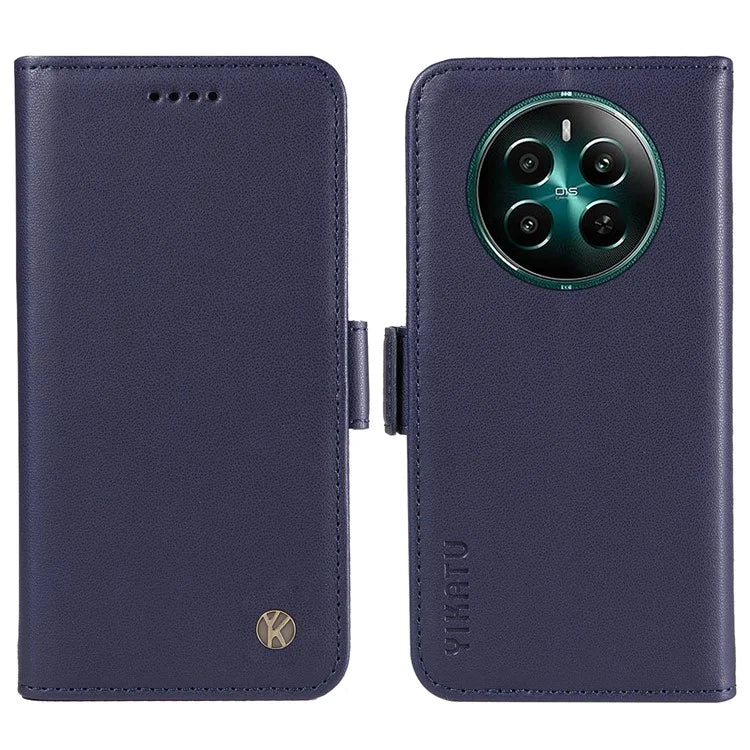 YIKATU YK-003 For Realme Narzo 70 5G / Narzo 70 Pro 5G / P1 5G / 12 4G / 12+ 5G Case Wallet Stand Leather Phone Cover Side Buckle