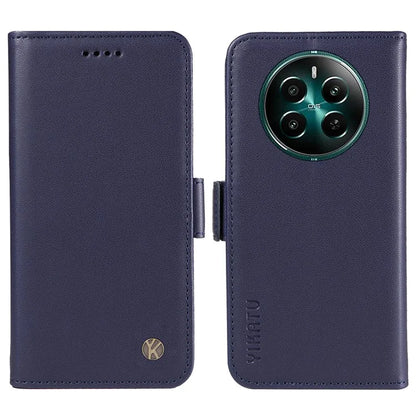 YIKATU YK-003 For Realme Narzo 70 5G / Narzo 70 Pro 5G / P1 5G / 12 4G / 12+ 5G Case Wallet Stand Leather Phone Cover Side Buckle
