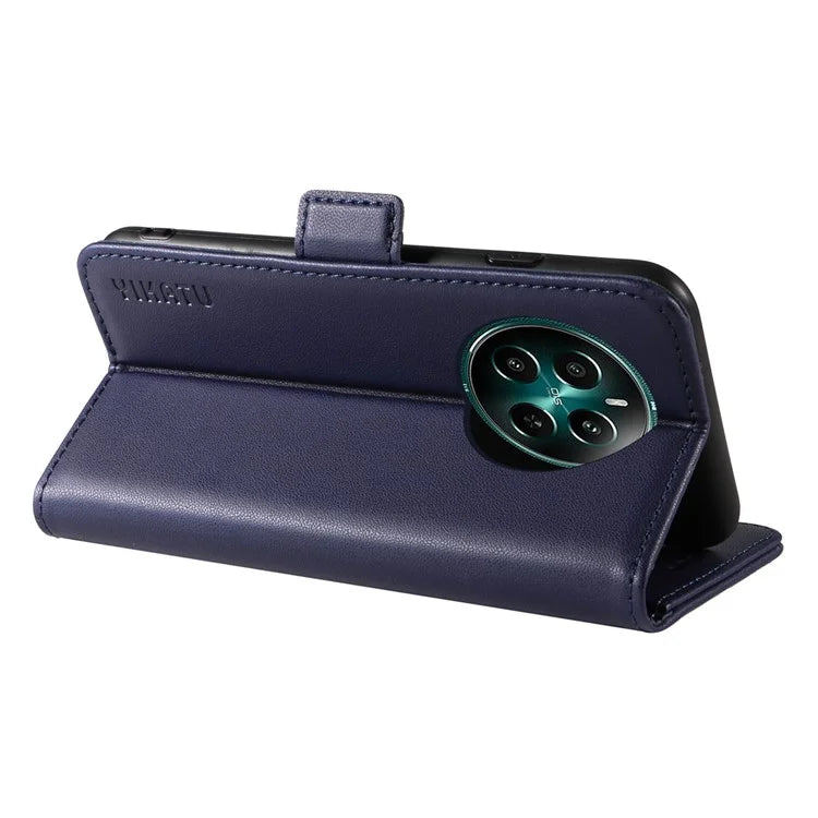 YIKATU YK-003 For Realme Narzo 70 5G / Narzo 70 Pro 5G / P1 5G / 12 4G / 12+ 5G Case Wallet Stand Leather Phone Cover Side Buckle