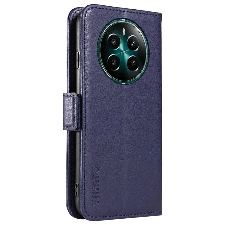 YIKATU YK-003 For Realme Narzo 70 5G / Narzo 70 Pro 5G / P1 5G / 12 4G / 12+ 5G Case Wallet Stand Leather Phone Cover Side Buckle