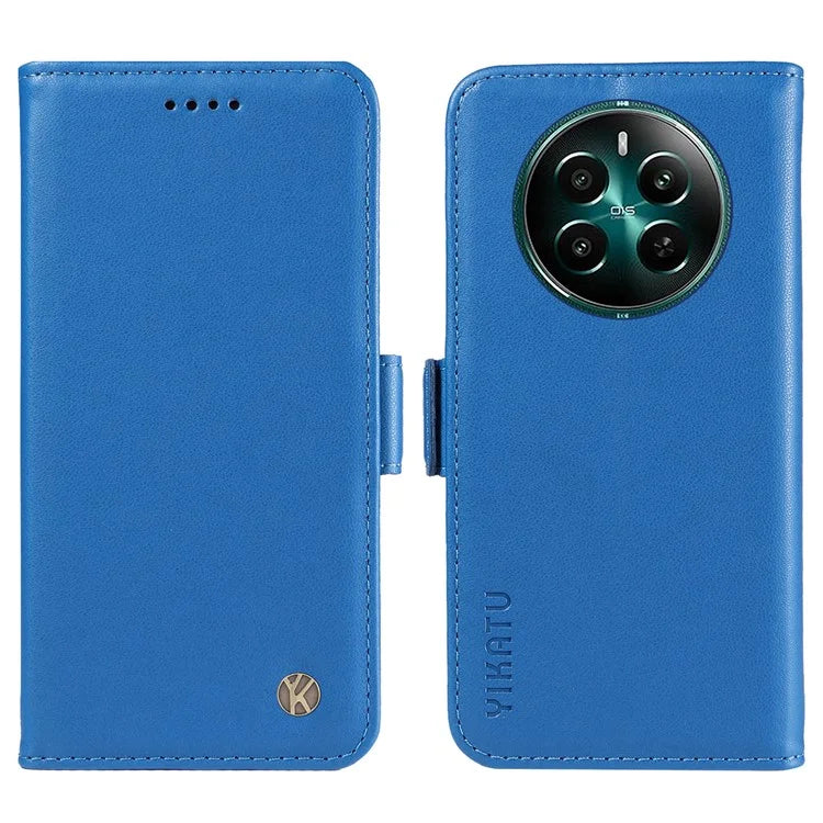 YIKATU YK-003 For Realme Narzo 70 5G / Narzo 70 Pro 5G / P1 5G / 12 4G / 12+ 5G Case Wallet Stand Leather Phone Cover Side Buckle
