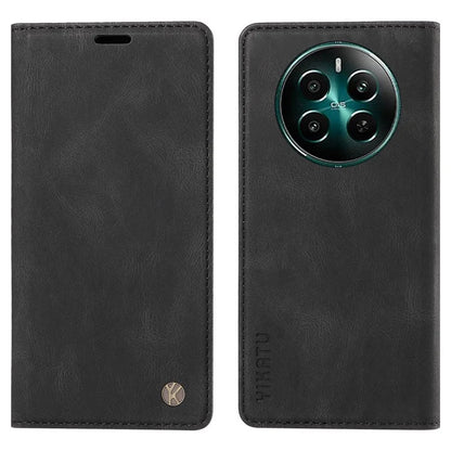YIKATU YK-004 For Realme Narzo 70 5G  /  Narzo 70 Pro 5G  /  P1 5G  /  12 4G  /  12+ 5G Case Leather Skin-Touch Phone Cover Magnetic Auto-Absorbed