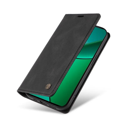 YIKATU YK-004 For Realme Narzo 70 5G  /  Narzo 70 Pro 5G  /  P1 5G  /  12 4G  /  12+ 5G Case Leather Skin-Touch Phone Cover Magnetic Auto-Absorbed