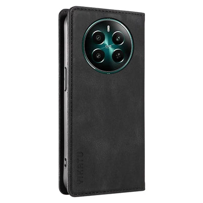 YIKATU YK-004 For Realme Narzo 70 5G  /  Narzo 70 Pro 5G  /  P1 5G  /  12 4G  /  12+ 5G Case Leather Skin-Touch Phone Cover Magnetic Auto-Absorbed