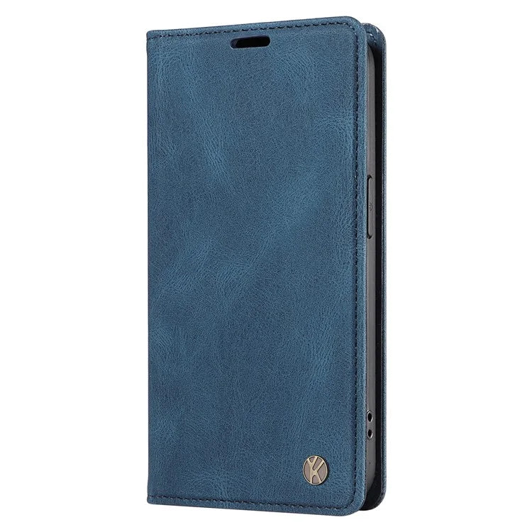 YIKATU YK-004 For Realme Narzo 70 5G  /  Narzo 70 Pro 5G  /  P1 5G  /  12 4G  /  12+ 5G Case Leather Skin-Touch Phone Cover Magnetic Auto-Absorbed