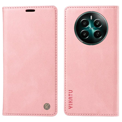 YIKATU YK-004 For Realme Narzo 70 5G  /  Narzo 70 Pro 5G  /  P1 5G  /  12 4G  /  12+ 5G Case Leather Skin-Touch Phone Cover Magnetic Auto-Absorbed