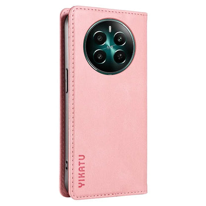 YIKATU YK-004 For Realme Narzo 70 5G  /  Narzo 70 Pro 5G  /  P1 5G  /  12 4G  /  12+ 5G Case Leather Skin-Touch Phone Cover Magnetic Auto-Absorbed