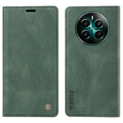 YIKATU YK-004 For Realme Narzo 70 5G  /  Narzo 70 Pro 5G  /  P1 5G  /  12 4G  /  12+ 5G Case Leather Skin-Touch Phone Cover Magnetic Auto-Absorbed